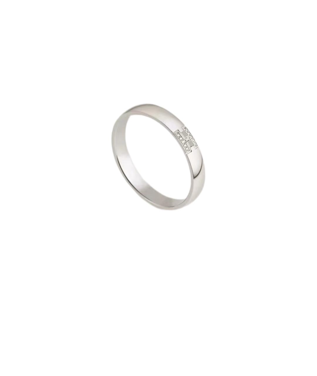 HERMES Серебряное кольцо из белого золота, фото 2
