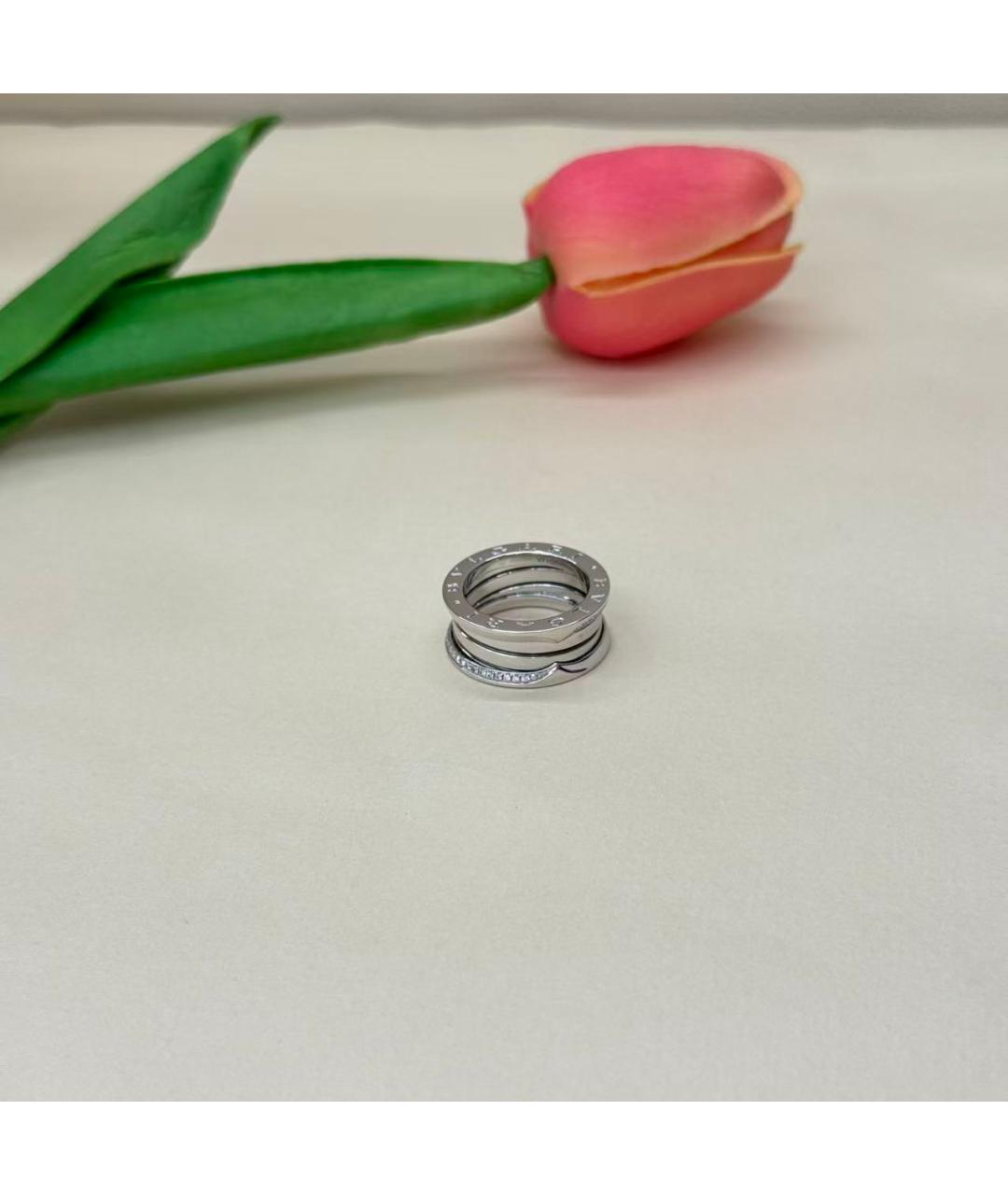 BVLGARI Серебряное кольцо из белого золота, фото 5