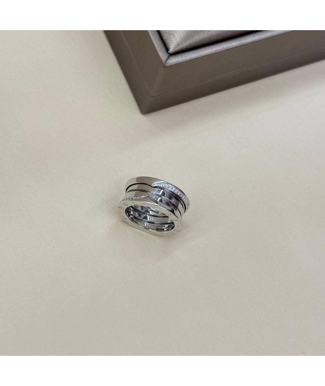 BVLGARI Серебряное кольцо из белого золота, фото 4