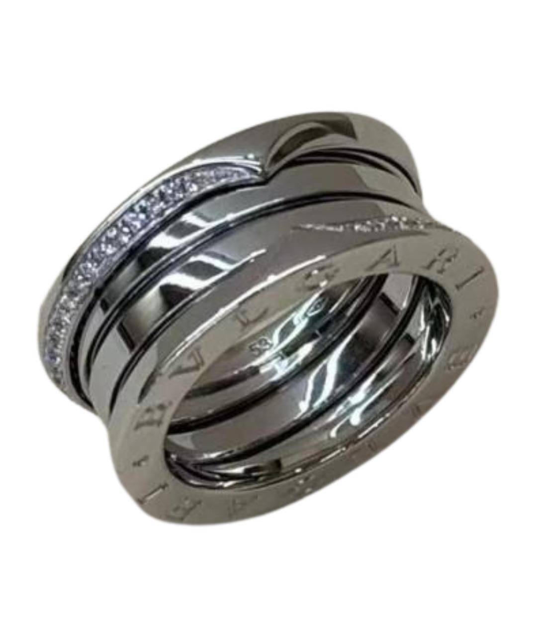 BVLGARI Серебряное кольцо из белого золота, фото 1