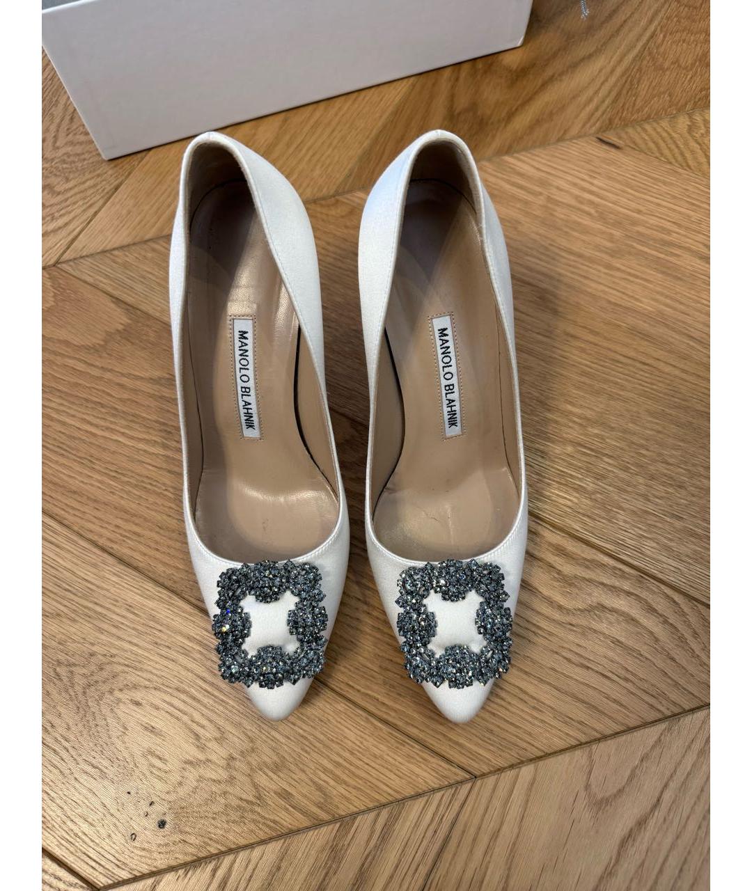 MANOLO BLAHNIK Белые туфли, фото 3