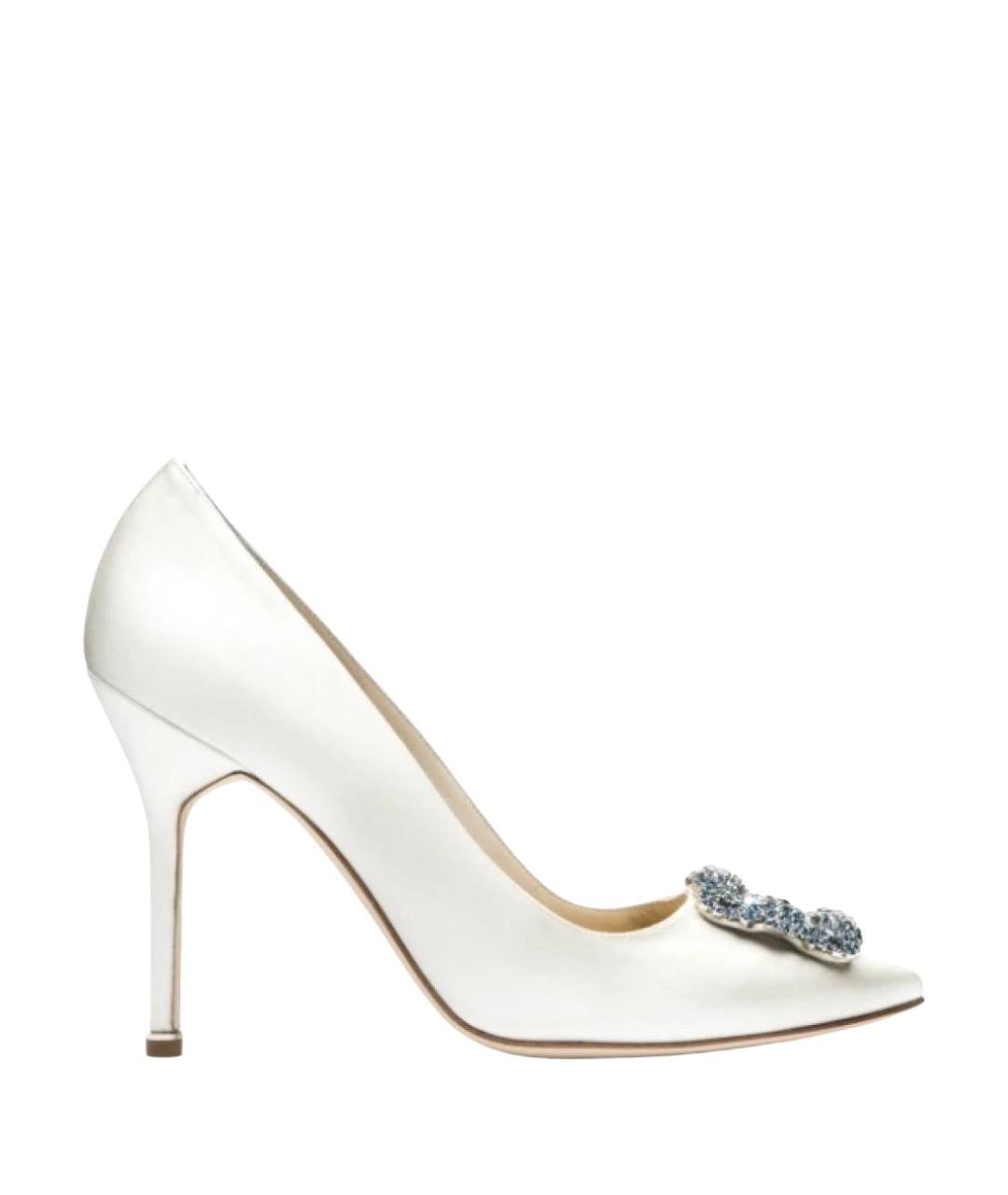 MANOLO BLAHNIK Белые туфли, фото 1