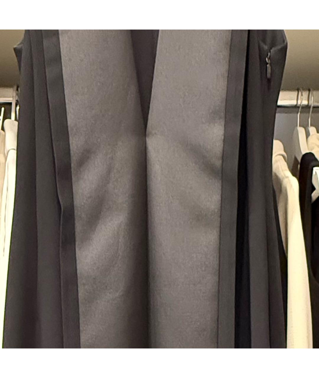 FENDI Черное вискозное вечернее платье, фото 4