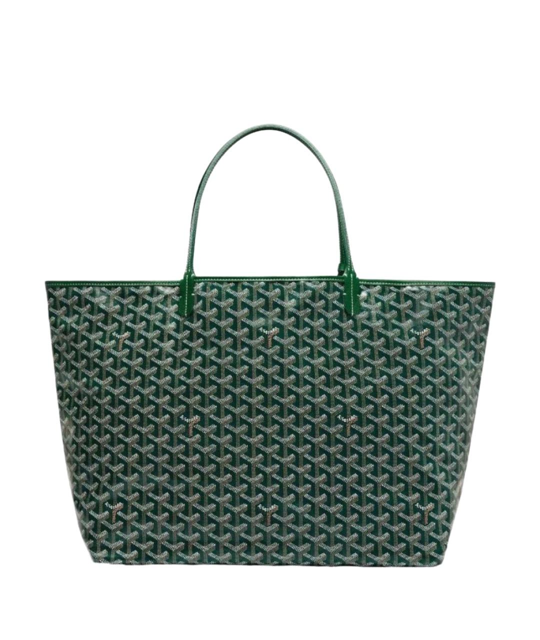 GOYARD Зеленая сумка тоут, фото 1