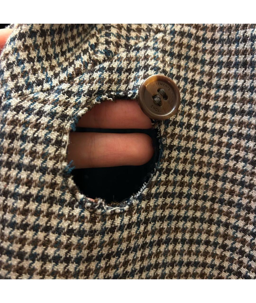 VETEMENTS Мульти шерстяной пиджак, фото 4