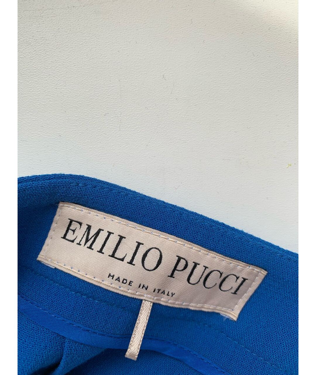EMILIO PUCCI Синяя юбка мини, фото 3