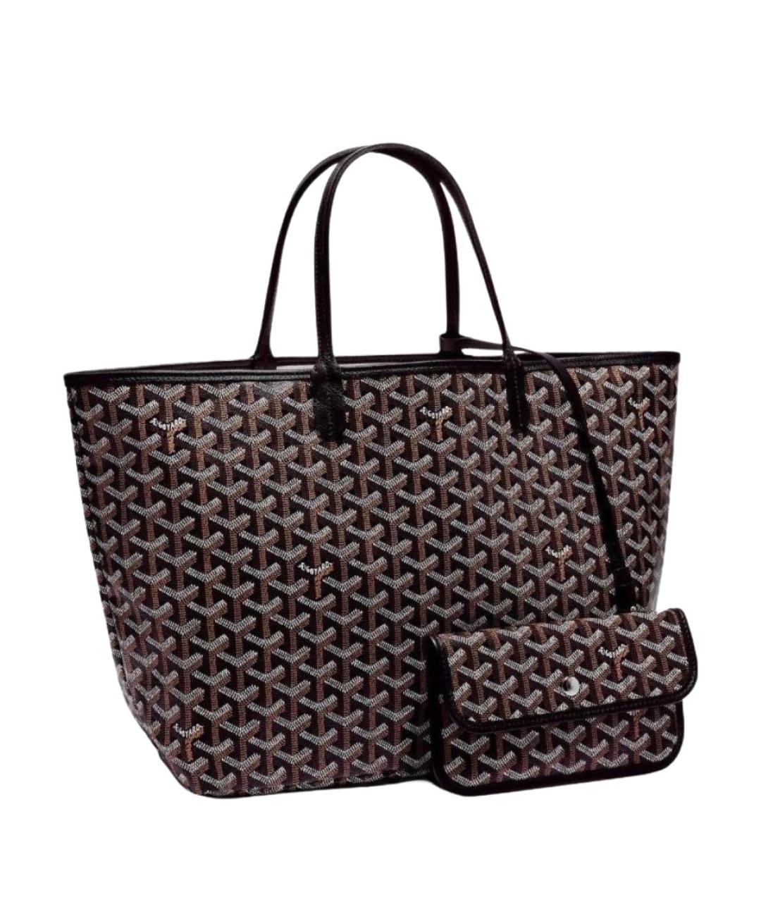 GOYARD Коричневая сумка тоут, фото 1