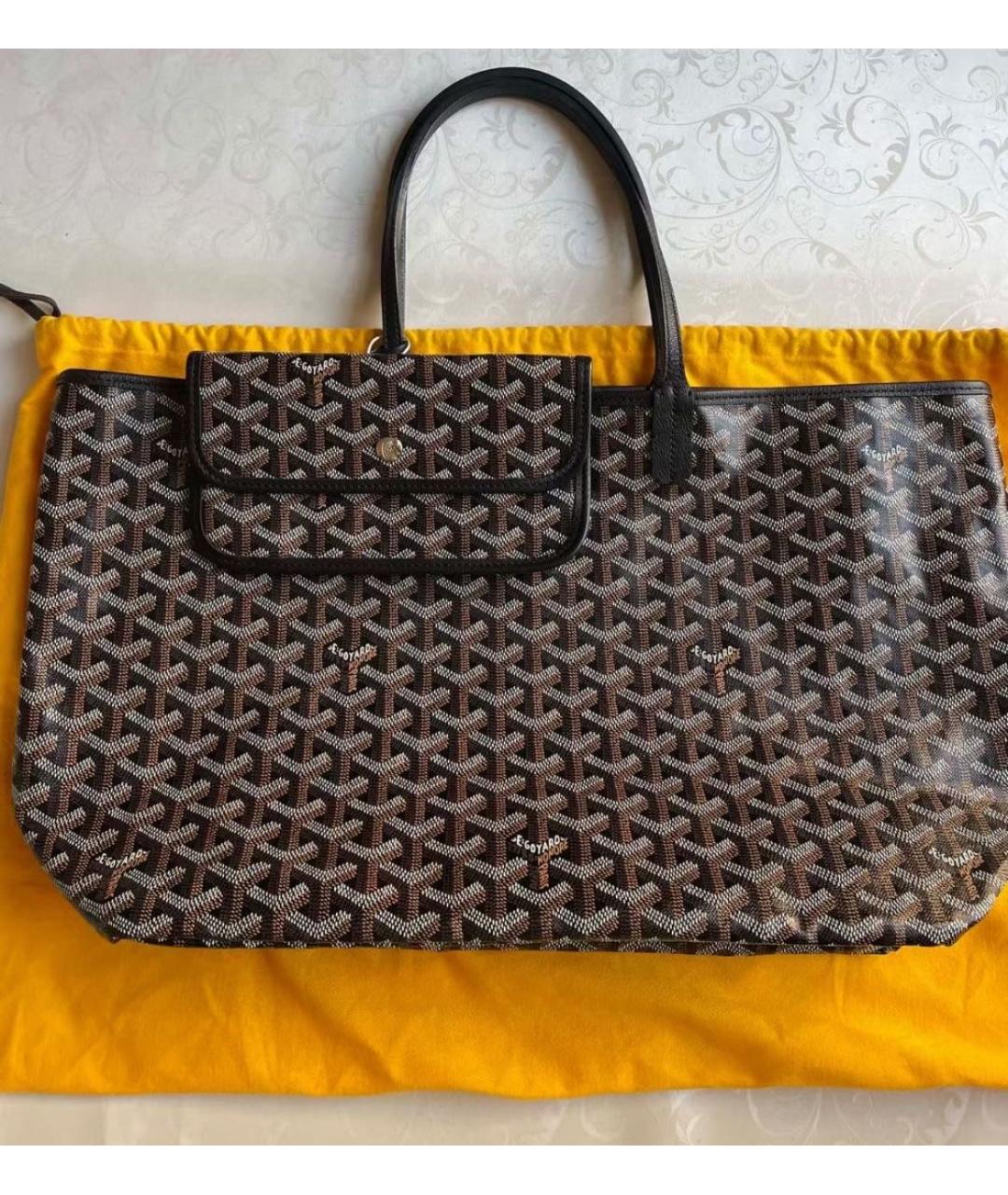 GOYARD Коричневая сумка тоут, фото 4
