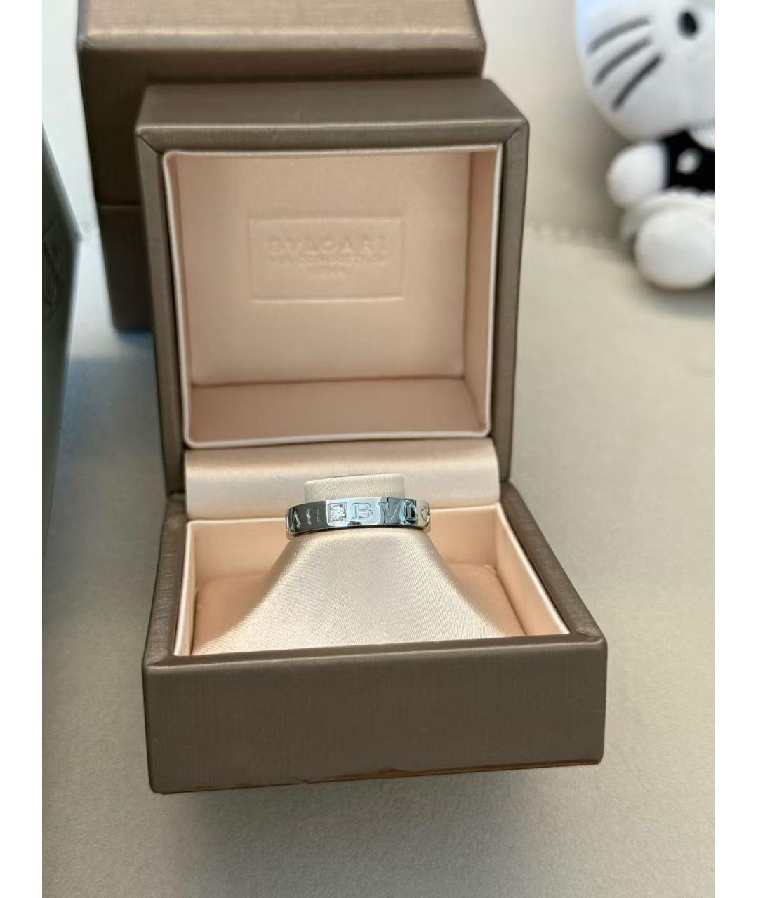 BVLGARI Серебряное кольцо из белого золота, фото 4