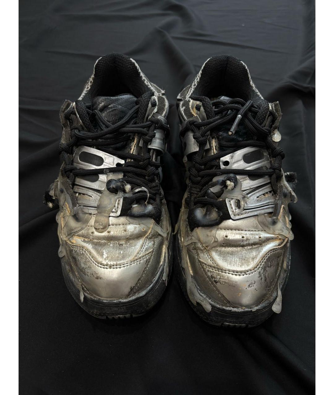 MAISON MARGIELA Антрацитовые кроссовки, фото 2