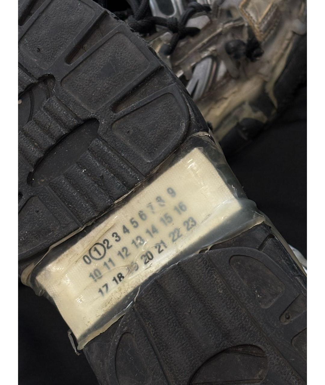 MAISON MARGIELA Антрацитовые кроссовки, фото 6