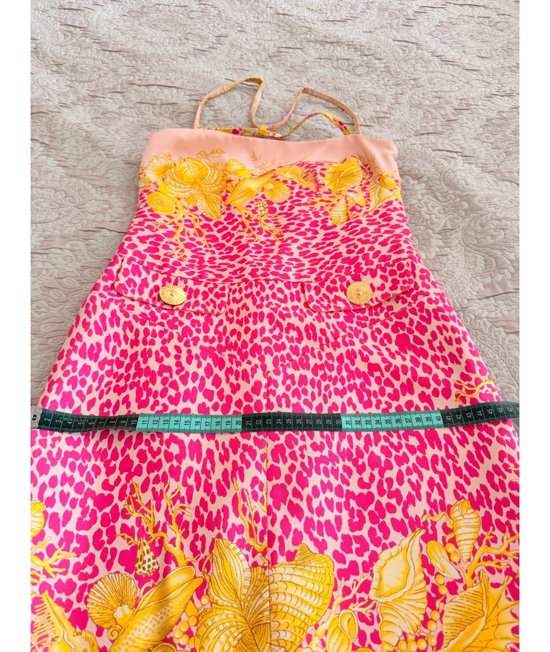 VERSACE Мульти коктейльное платье, фото 8