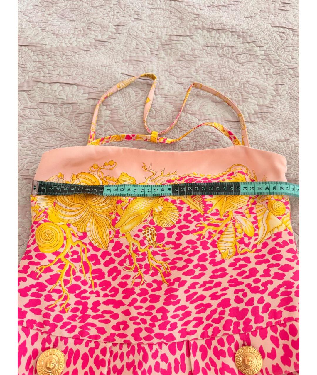 VERSACE Мульти коктейльное платье, фото 7