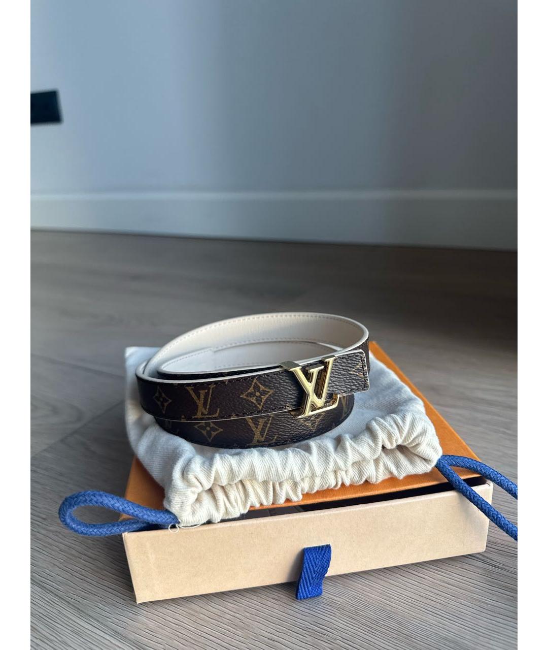 LOUIS VUITTON Бежевый ремень, фото 2