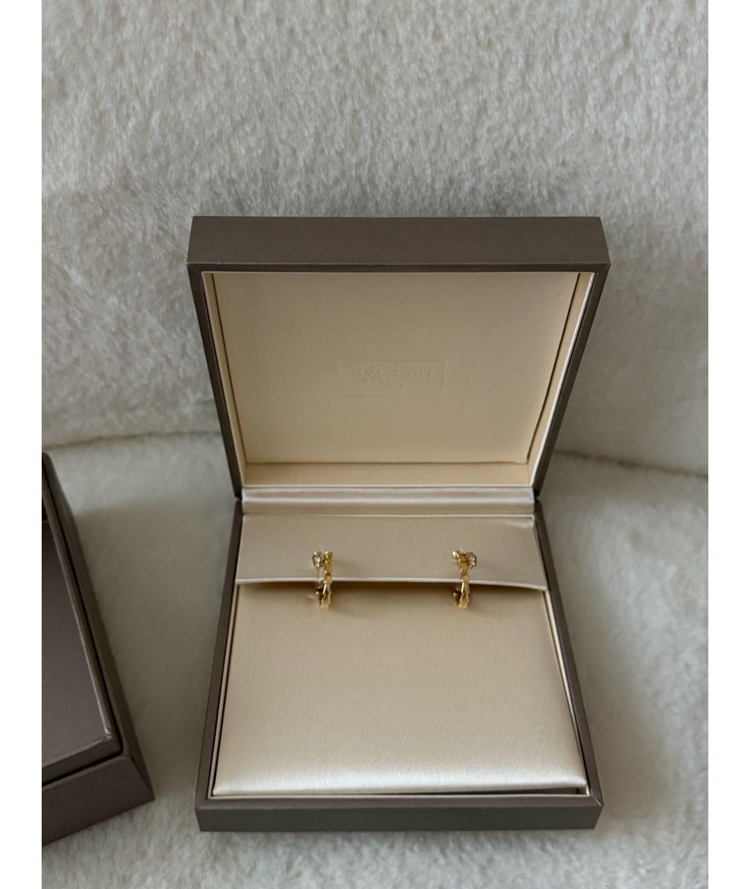 BVLGARI Золотые серьги из желтого золота, фото 2