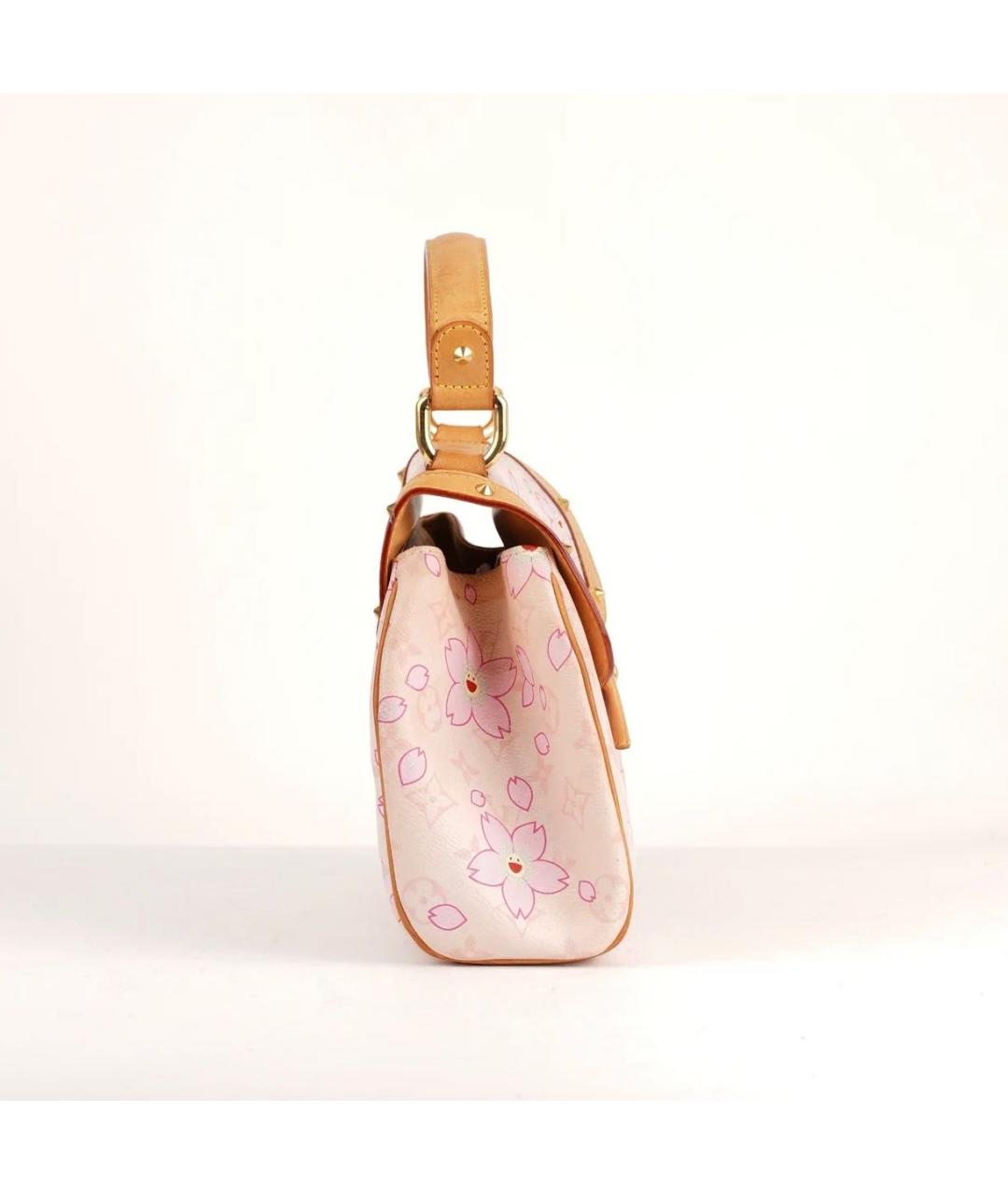 LOUIS VUITTON Розовая сумка с короткими ручками, фото 3