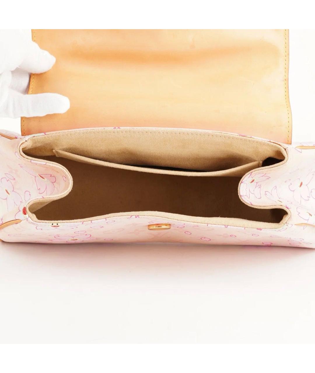 LOUIS VUITTON Розовая сумка с короткими ручками, фото 6