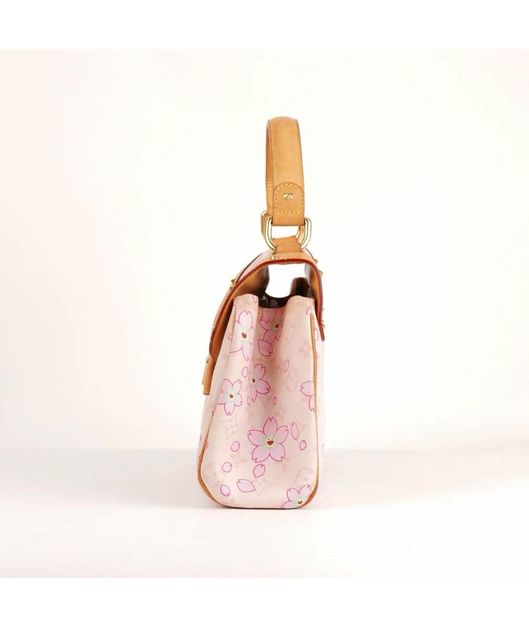 LOUIS VUITTON Розовая сумка с короткими ручками, фото 4