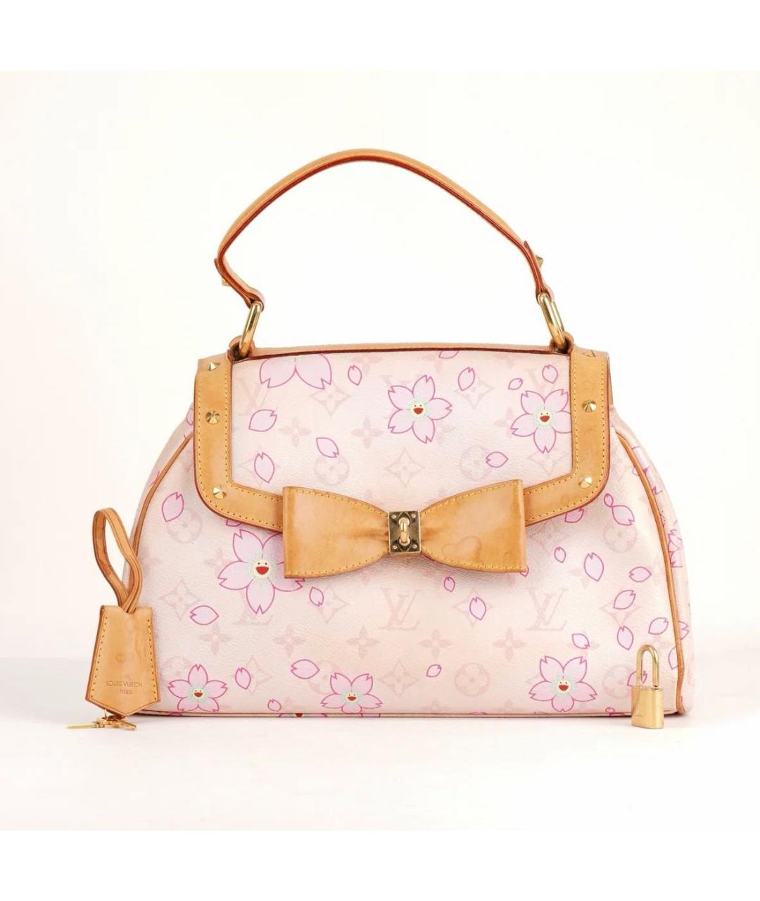 LOUIS VUITTON Розовая сумка с короткими ручками, фото 9