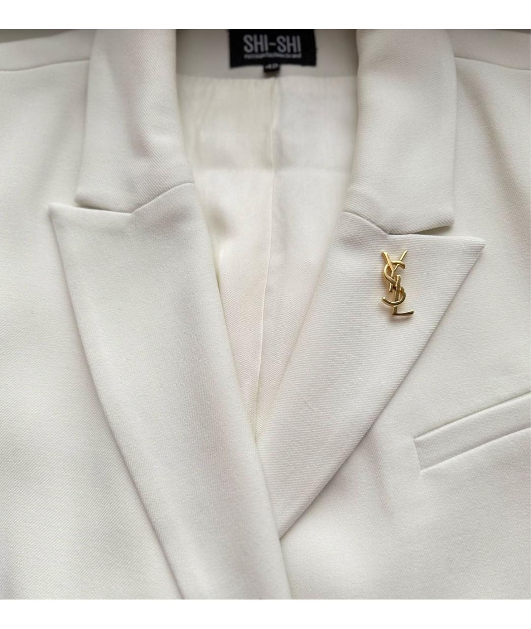 SAINT LAURENT Золотая металлическая булавка / брошь, фото 6