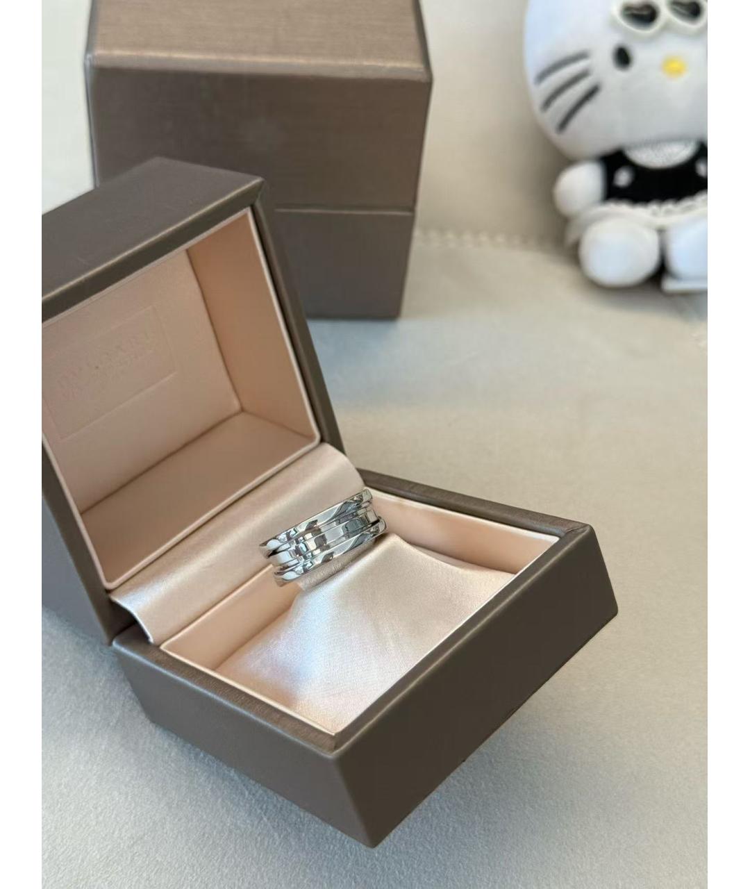 BVLGARI Серебряное кольцо из белого золота, фото 4
