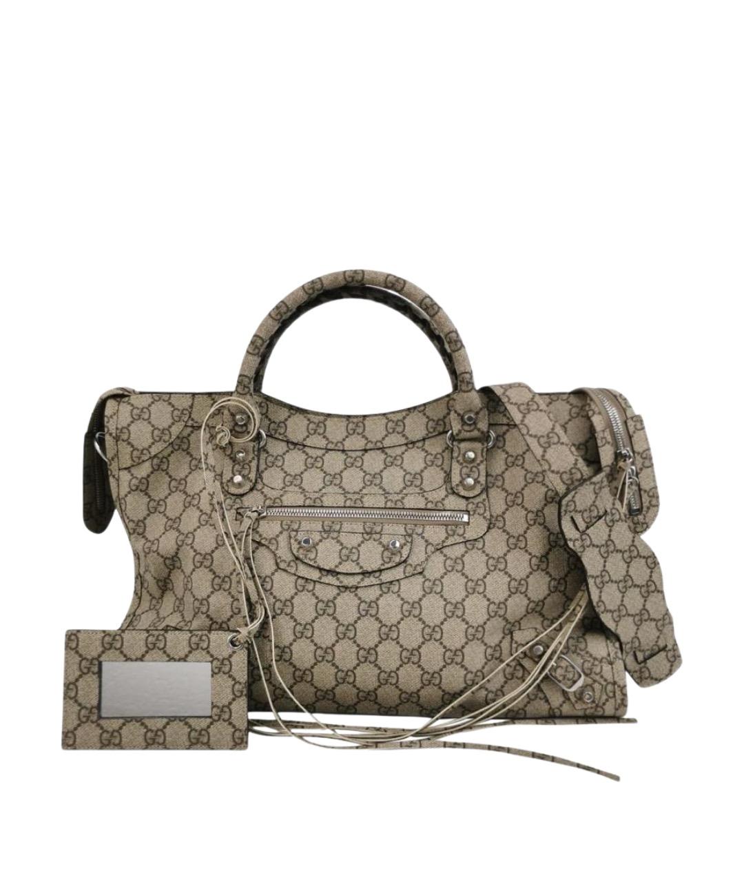 BALENCIAGA Бежевая сумка через плечо, фото 1