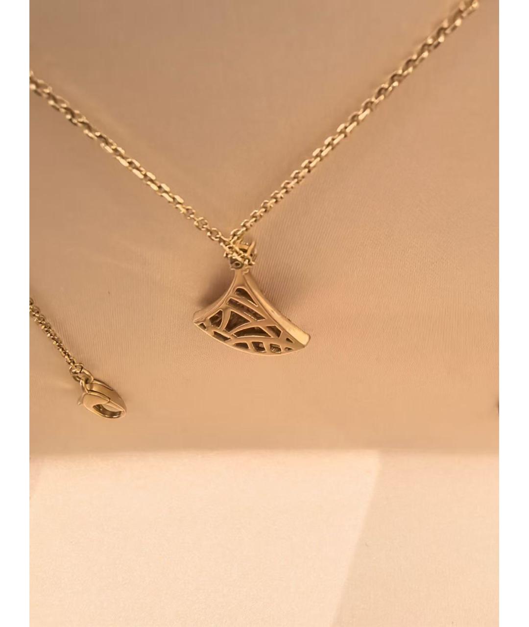 BVLGARI Розовая подвеска из розового золота, фото 4