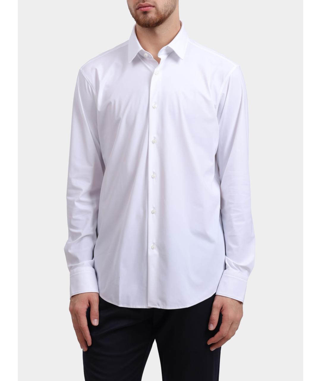 HUGO BOSS Белая кэжуал рубашка, фото 6