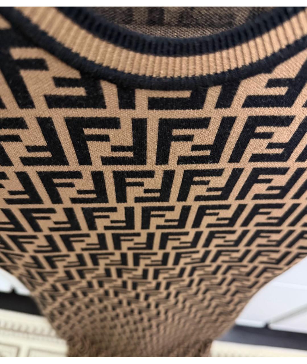 FENDI Вискозное повседневное платье, фото 6