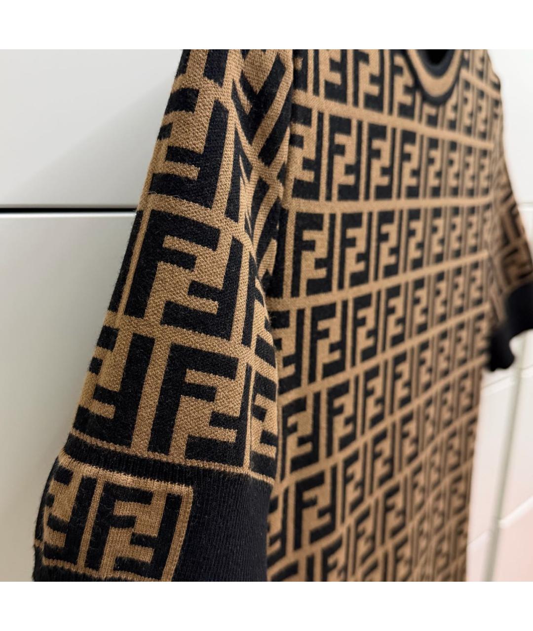 FENDI Вискозное повседневное платье, фото 7