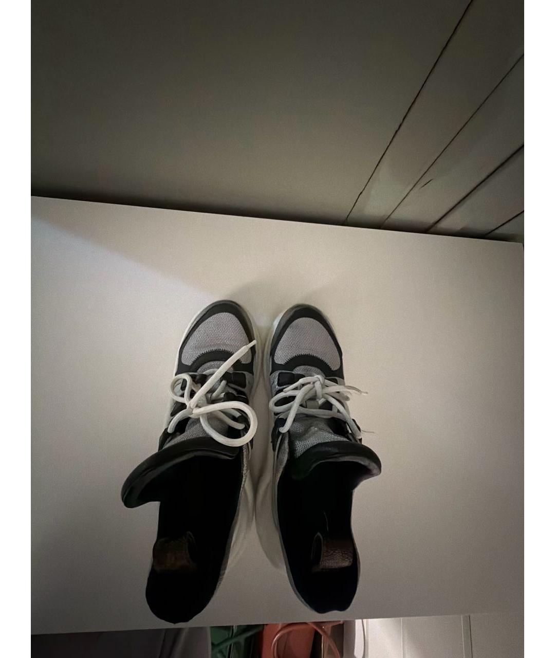 LOUIS VUITTON Серые кроссовки, фото 3