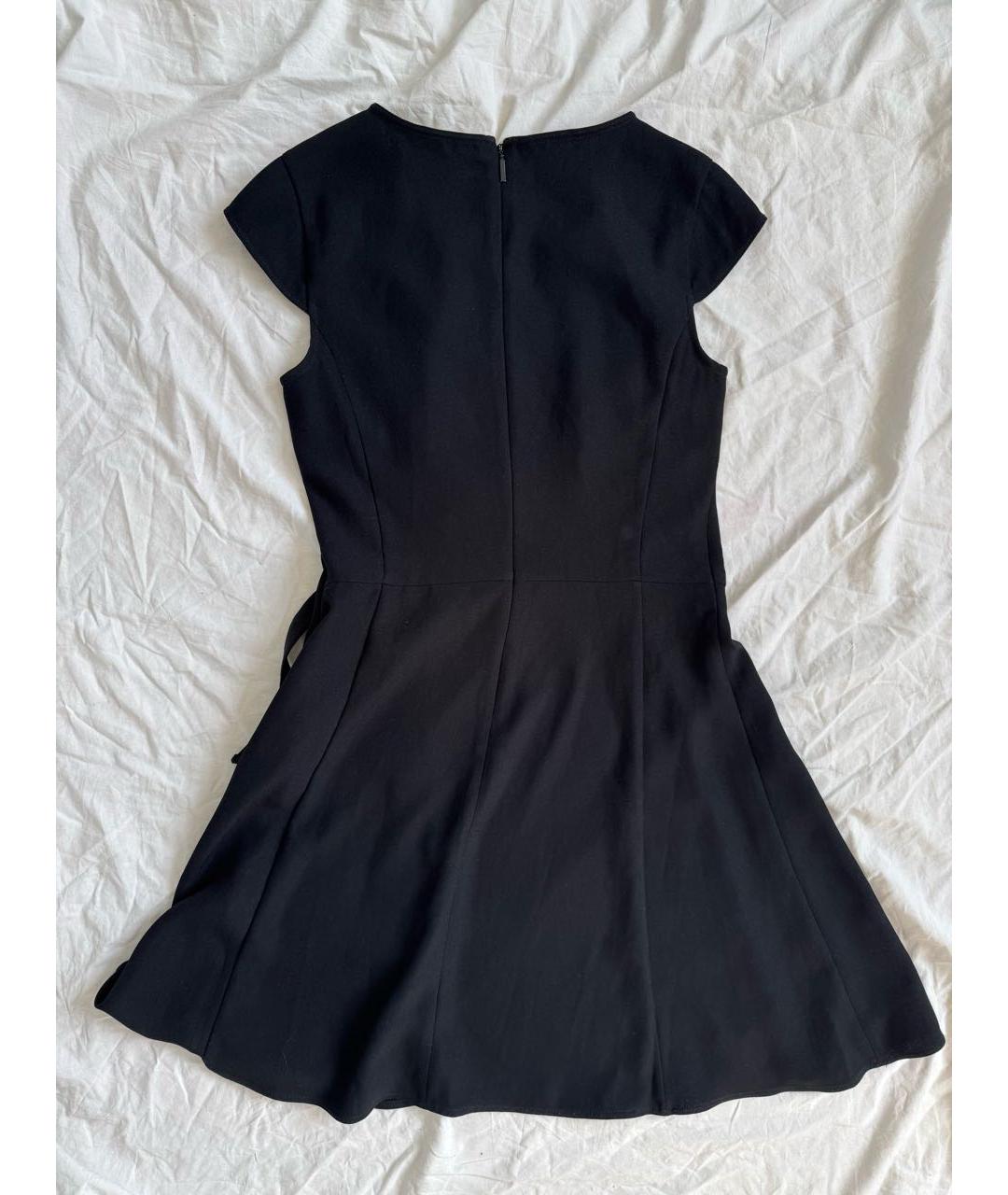 ARMANI EXCHANGE Черное полиэстеровое повседневное платье, фото 2