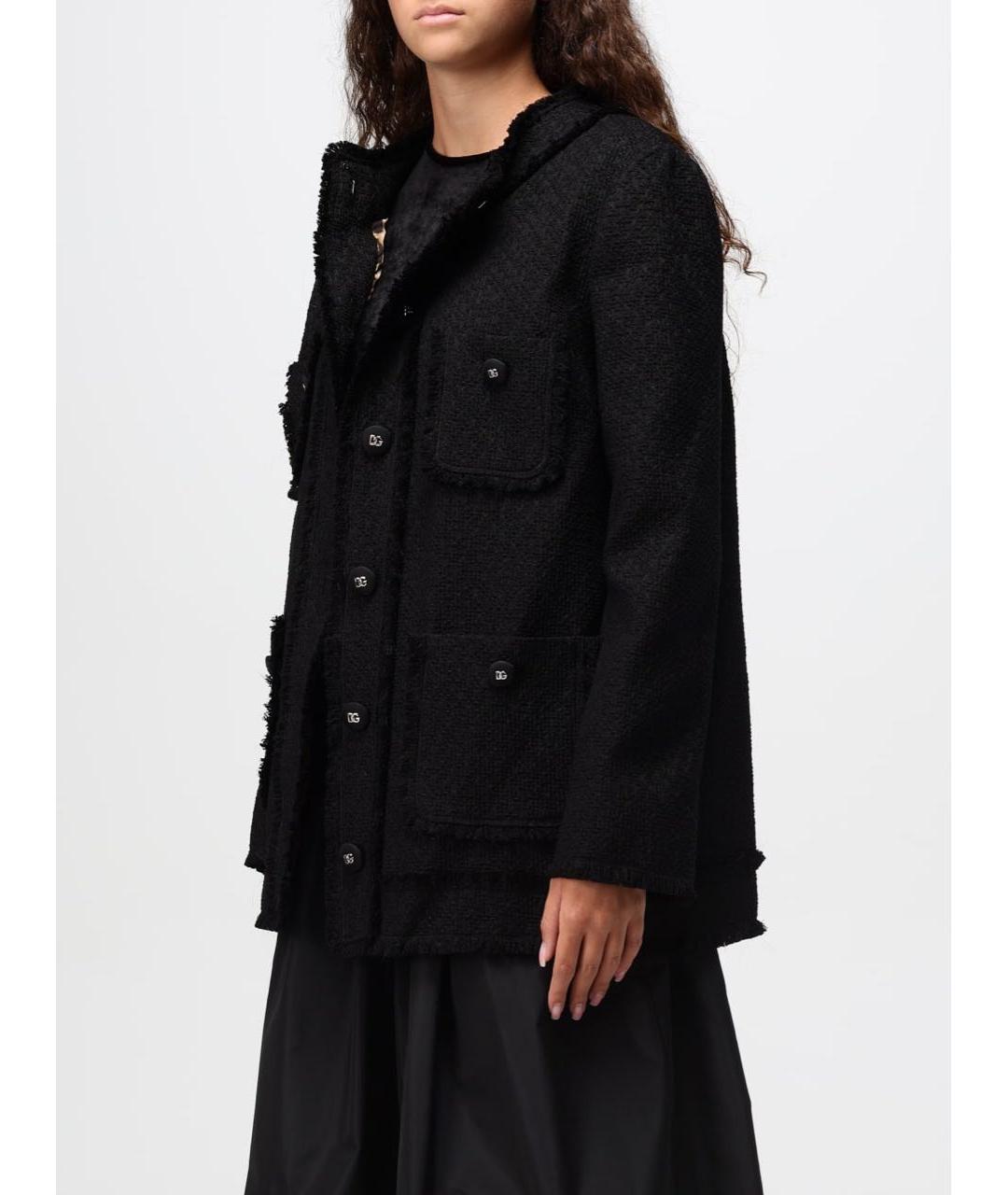 DOLCE&GABBANA Черный жакет/пиджак, фото 3