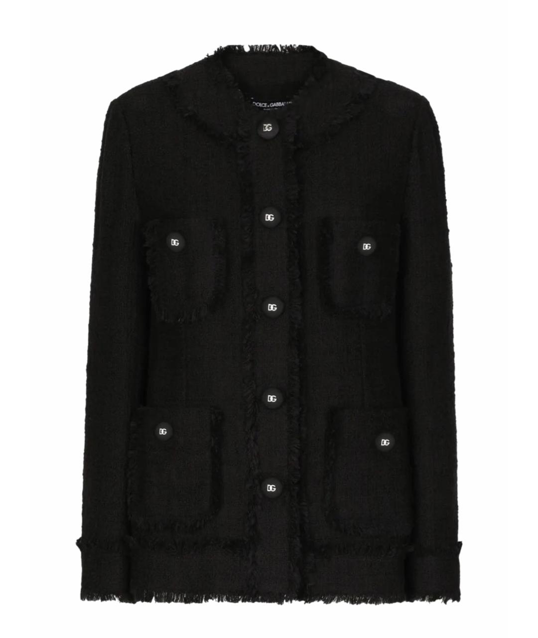 DOLCE&GABBANA Черный жакет/пиджак, фото 1