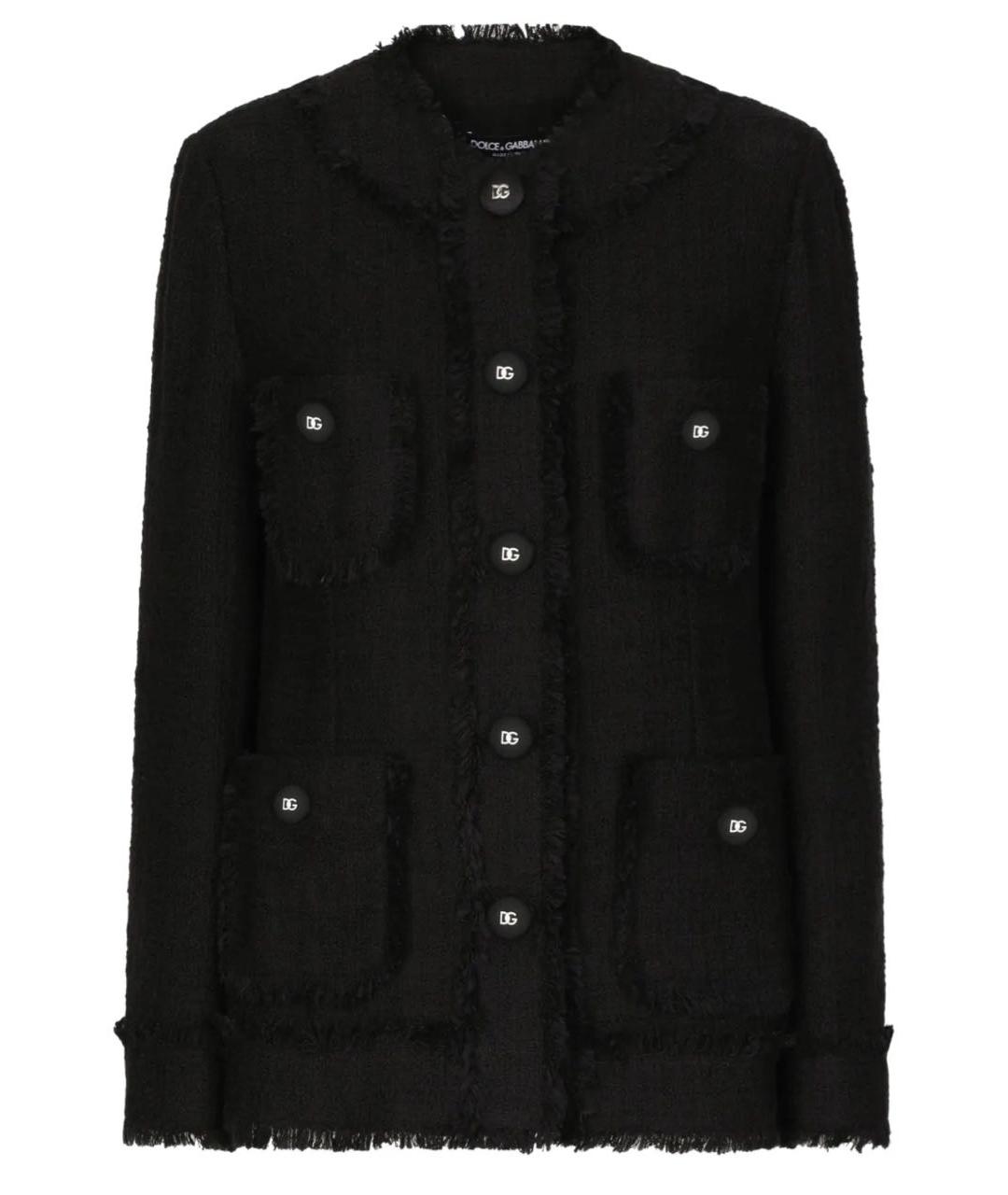 DOLCE&GABBANA Черный жакет/пиджак, фото 5