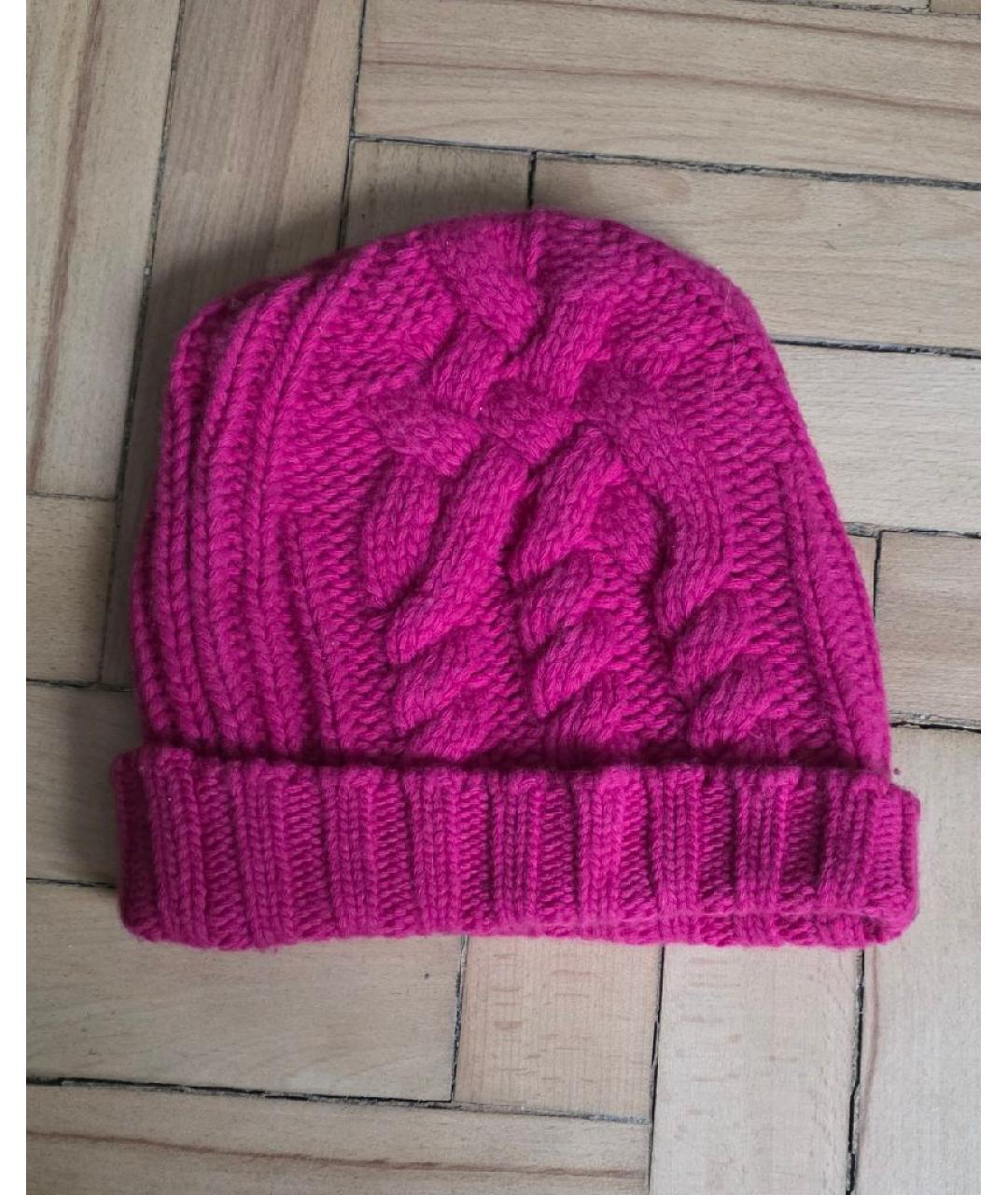 OFF-WHITE Фуксия шерстяная шапка, фото 2