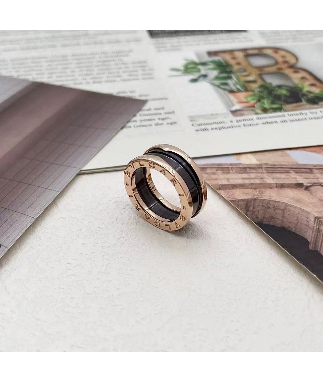 BVLGARI Золотое кольцо из розового золота, фото 3