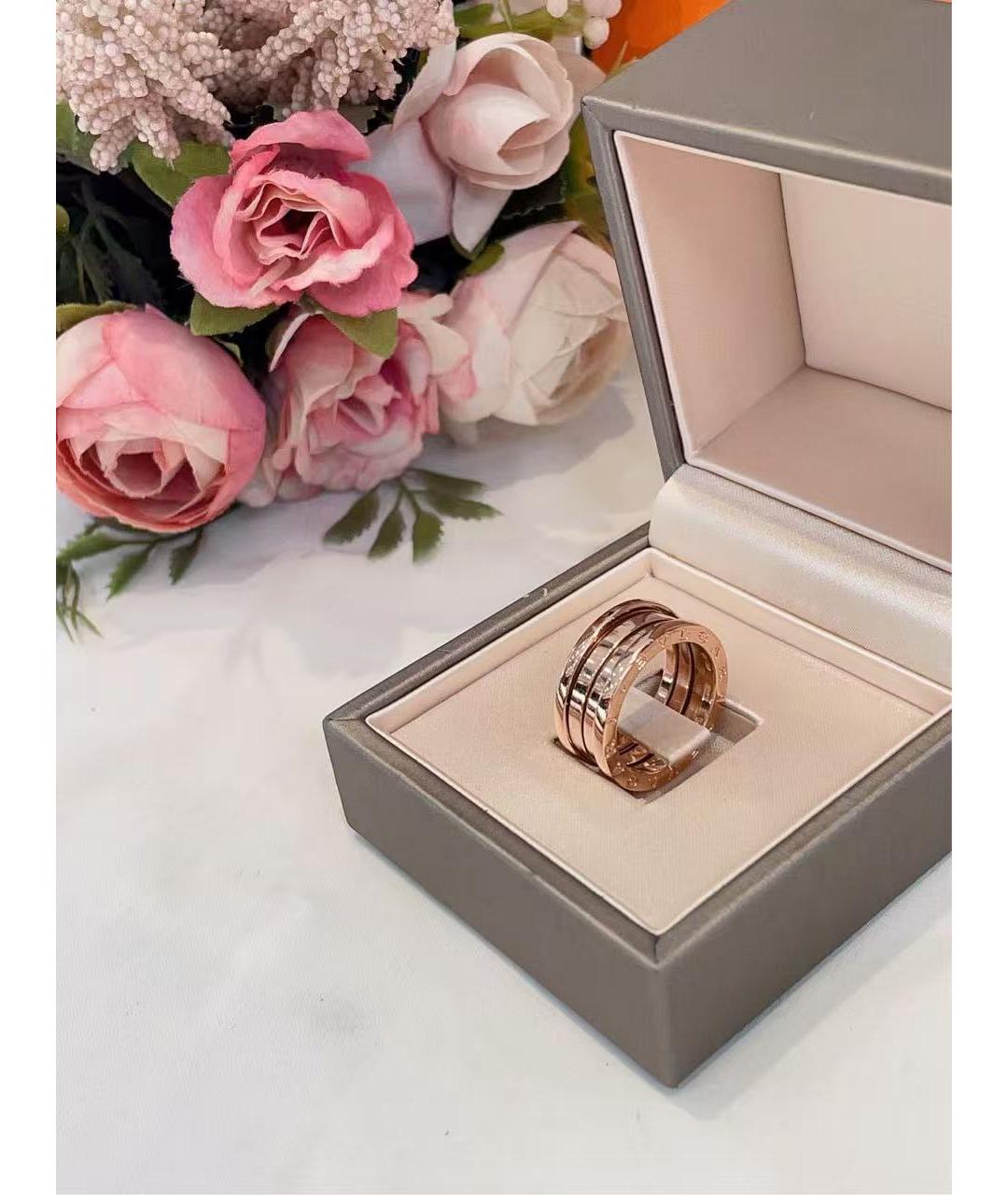 BVLGARI Золотое кольцо из розового золота, фото 3