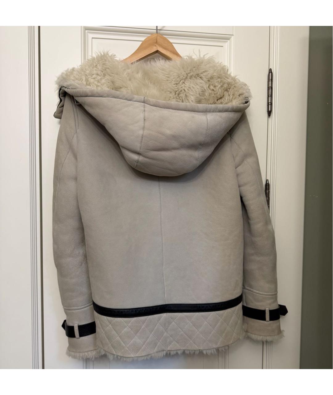 BELSTAFF Бежевая замшевая дубленка, фото 2