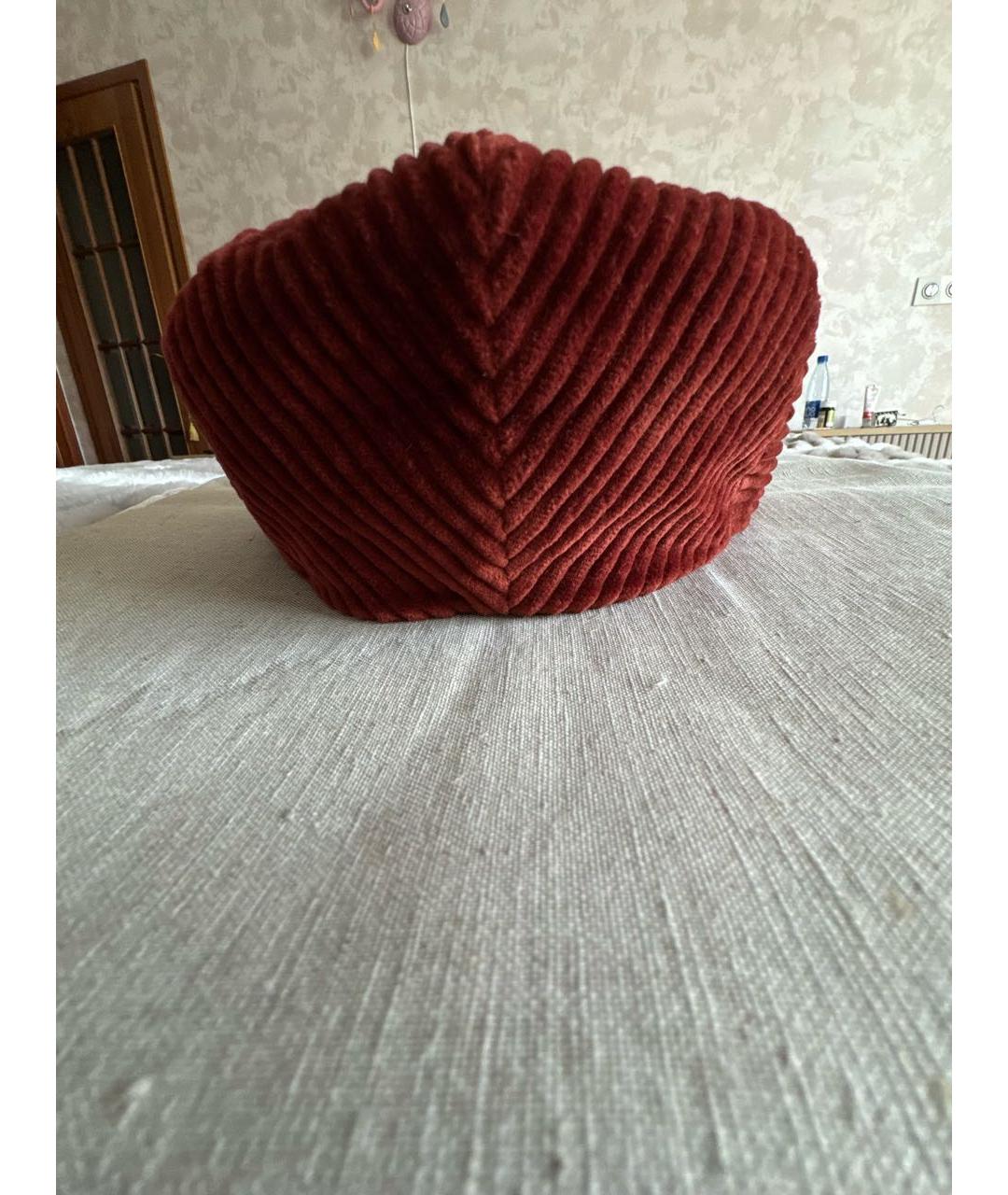 LORO PIANA Коричневая кашемировая кепка, фото 5