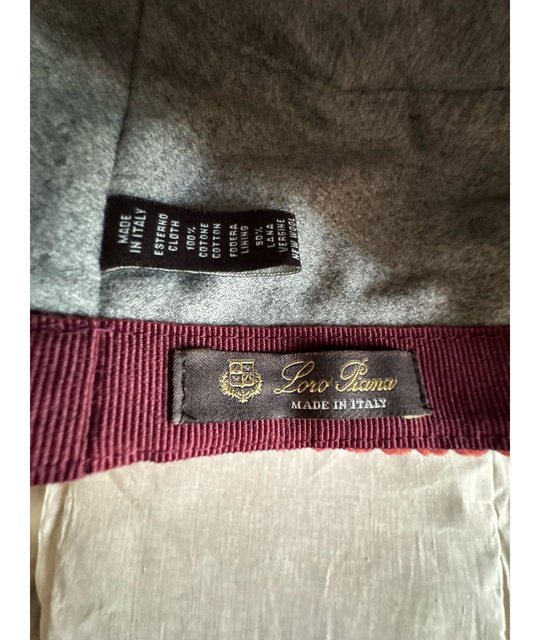 LORO PIANA Коричневая кашемировая кепка, фото 8