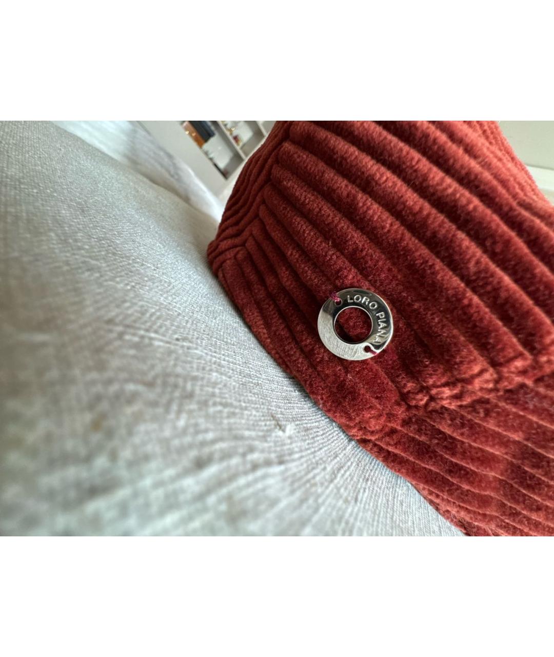 LORO PIANA Коричневая кашемировая кепка, фото 4