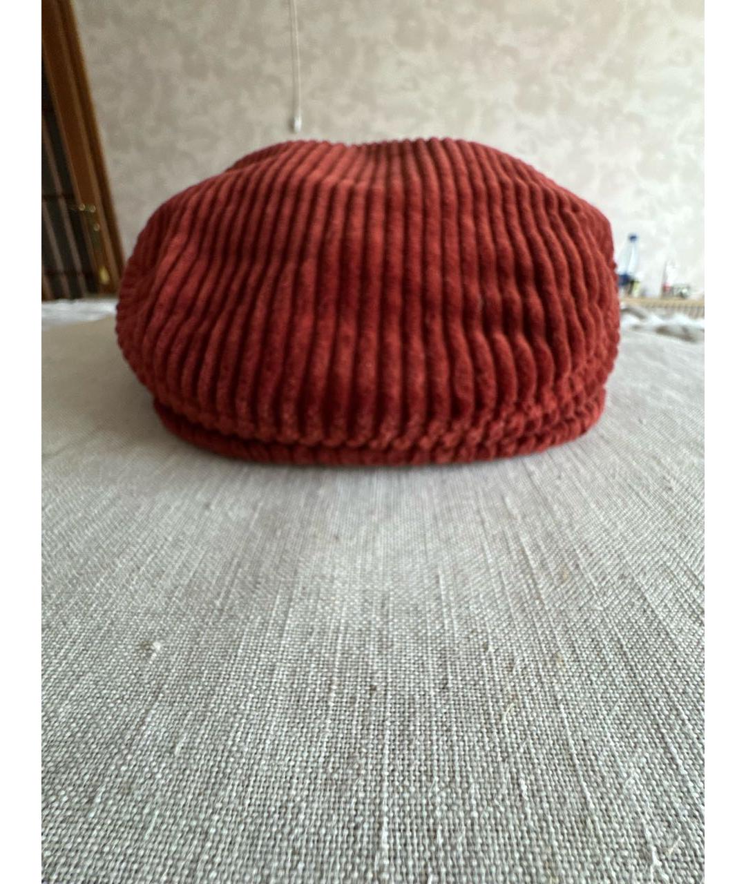 LORO PIANA Коричневая кашемировая кепка, фото 9