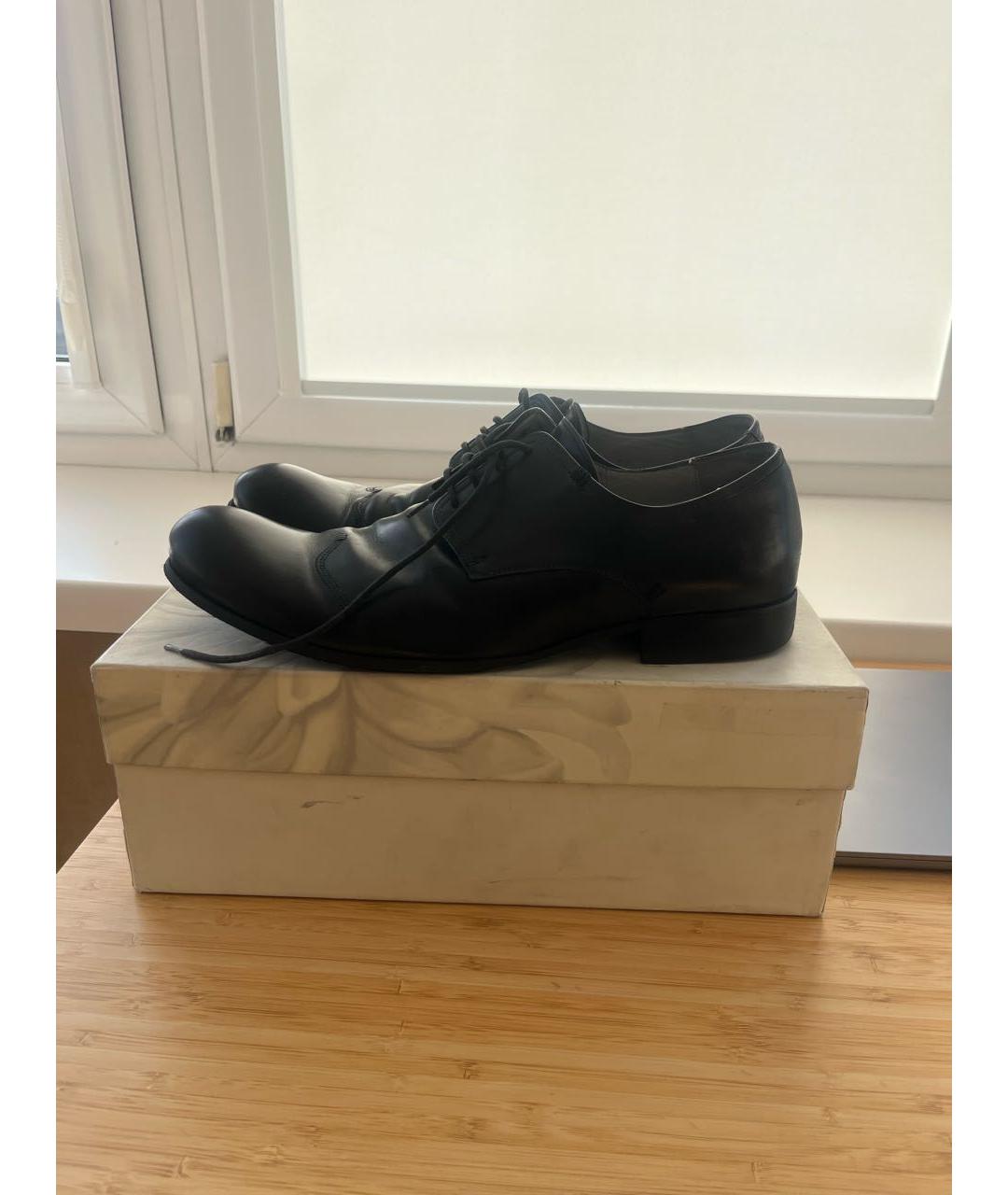 KENZO Черные кожаные туфли, фото 5