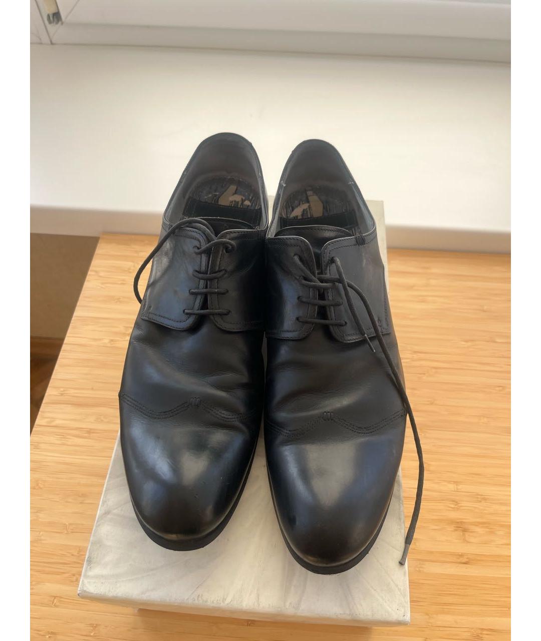 KENZO Черные кожаные туфли, фото 2