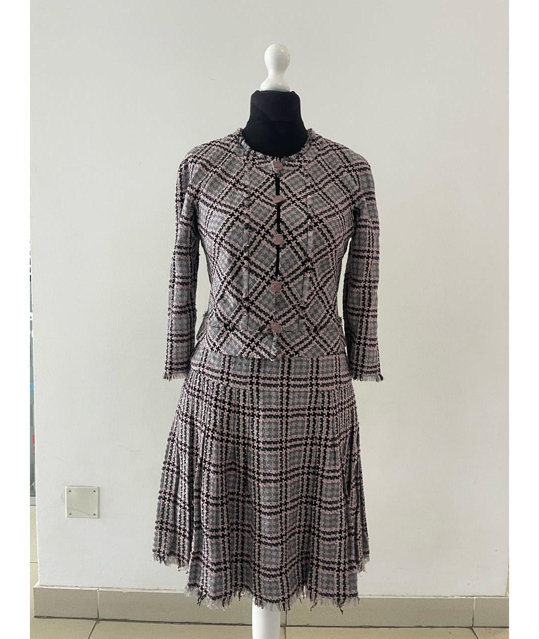 CHANEL Мульти твидовый костюм с юбками, фото 5