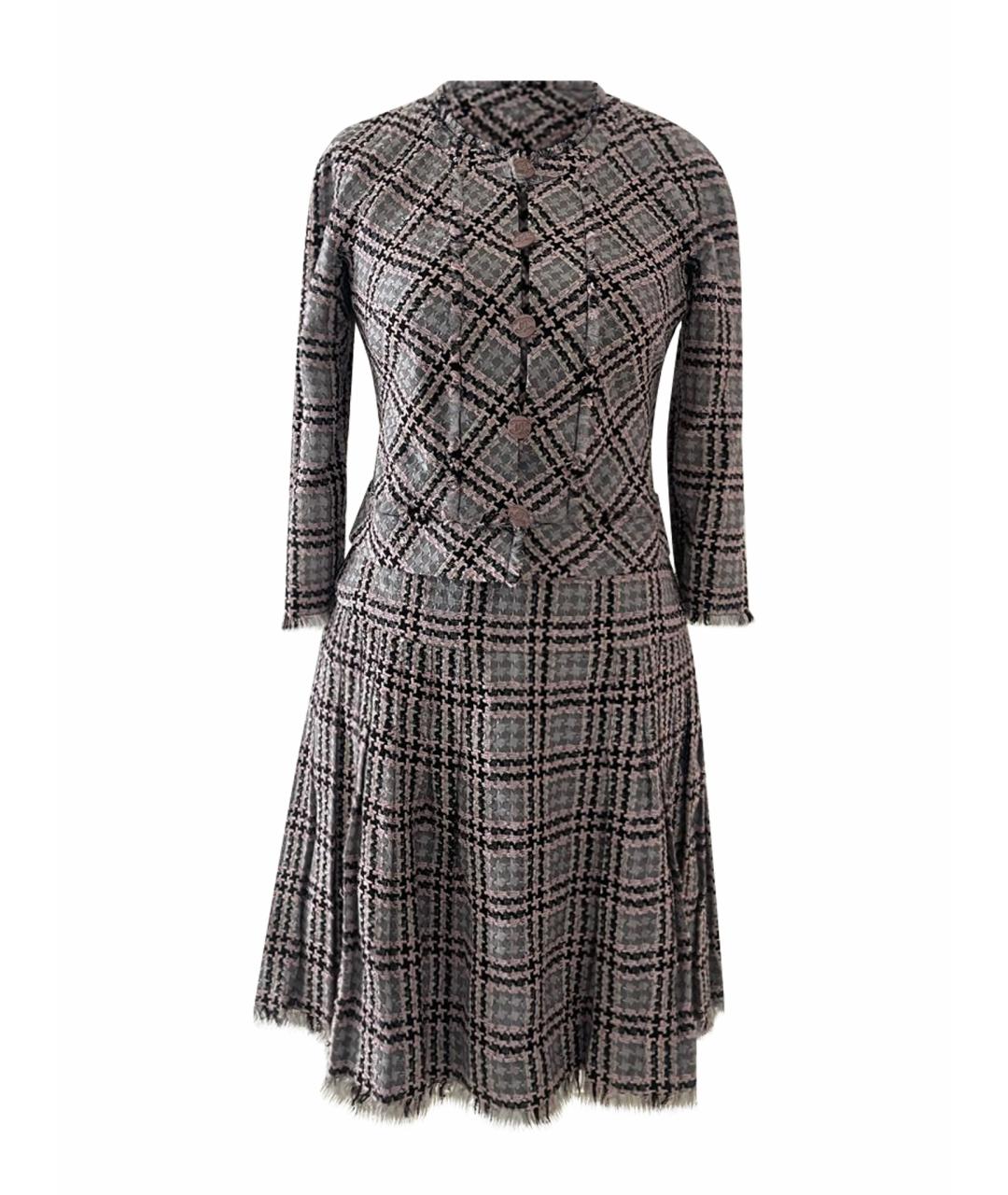 CHANEL Мульти твидовый костюм с юбками, фото 1