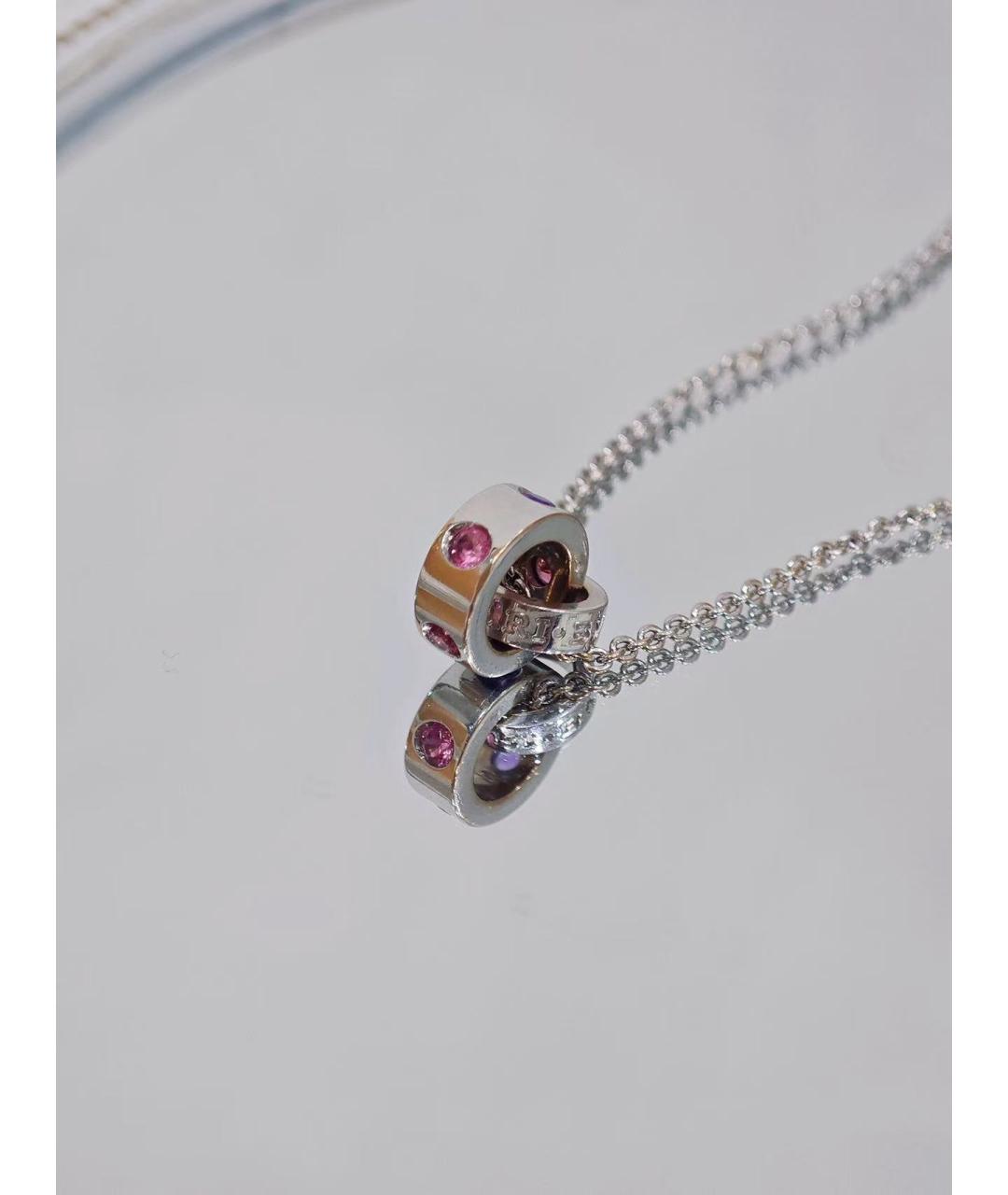 BVLGARI Серебряная подвеска из белого золота, фото 3