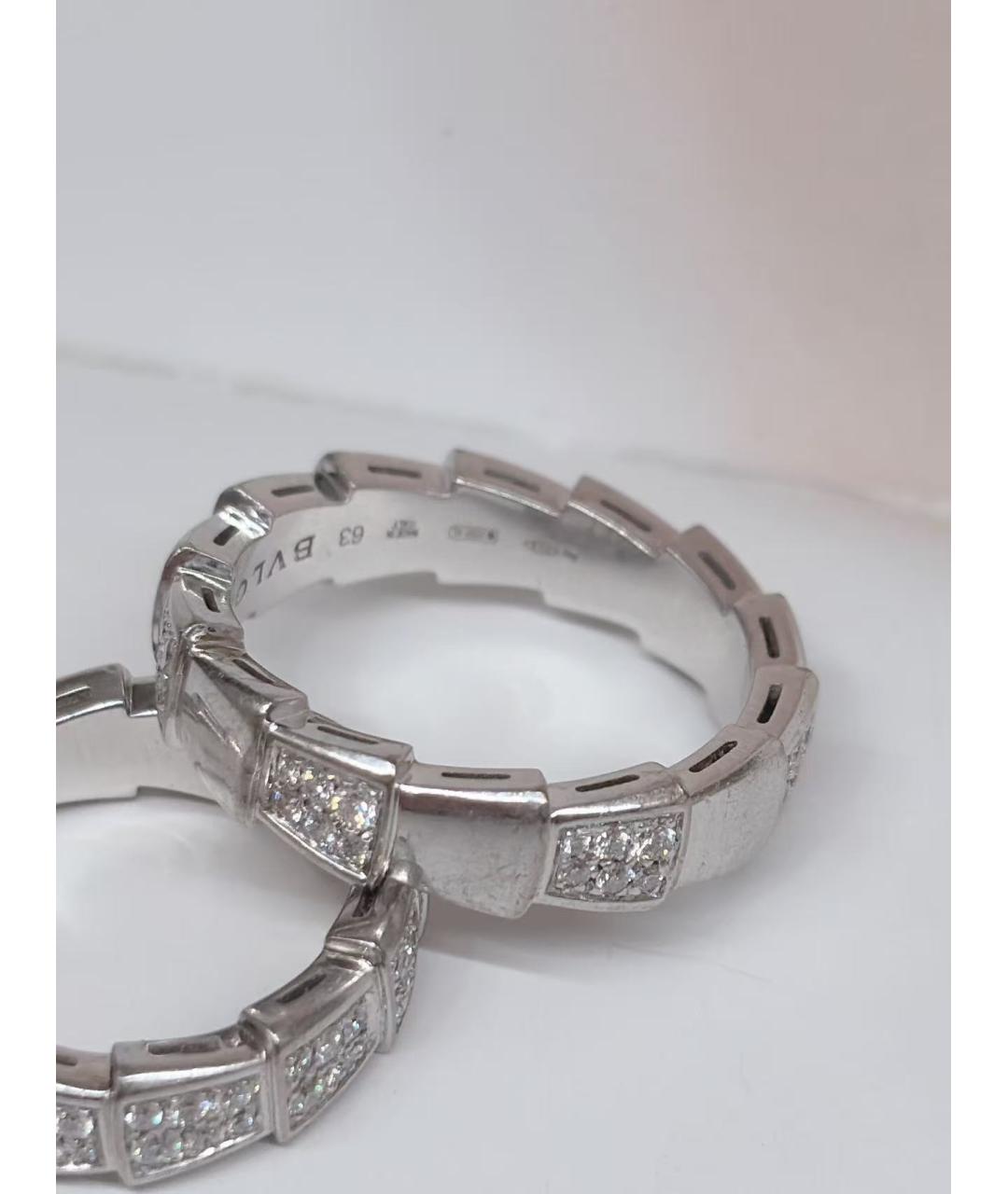 BVLGARI Серебряное кольцо из белого золота, фото 6