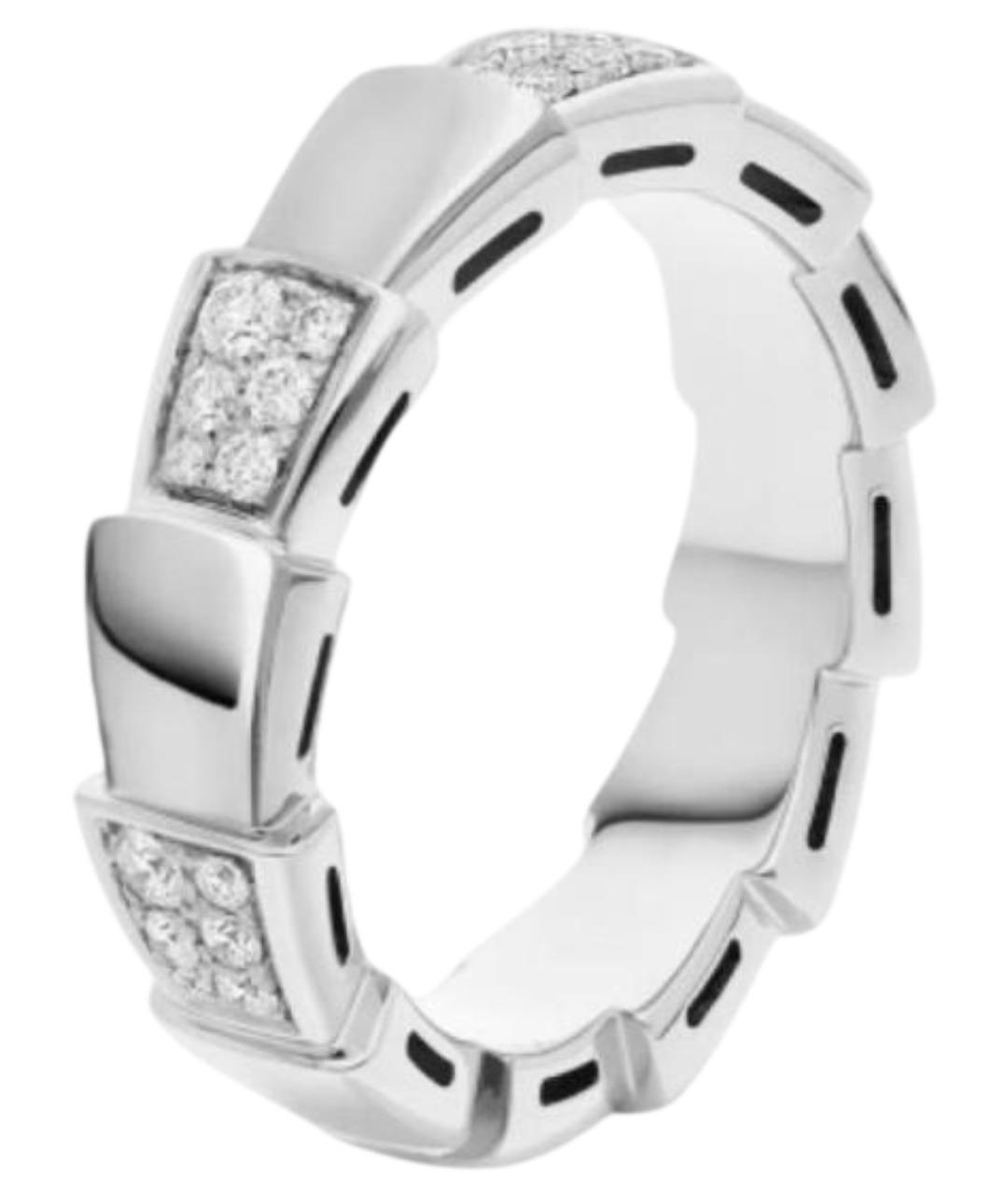 BVLGARI Серебряное кольцо из белого золота, фото 1